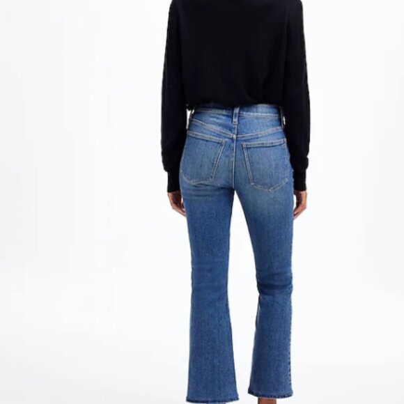 Madewell Kick Out Crop Jeans Oneida Wash - Picture 2 of 5